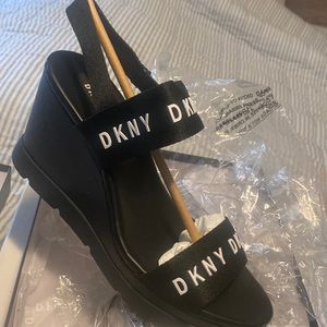 DKNY sling back sandals